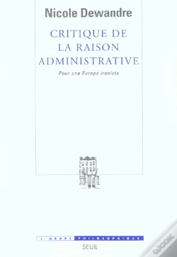 Capa do artigo Critique De La Raison Administrative. Pour Une Europe Ironiste