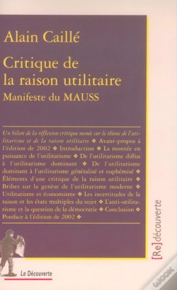 Capa do artigo Critique De La Raison Utilitaire