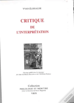 Capa do artigo Critique De L'Interprétation
