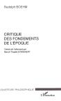Critique Des Fondements De L'Epoque - Preview