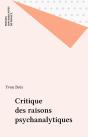 Critique Des Raisons Psychanalytiques - Preview