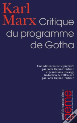 Capa do artigo Critique Du Programme De Gotha