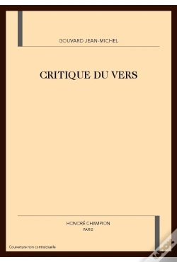 Capa do artigo Critique Du Vers