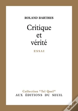 Capa do artigo Critique Et Vérité