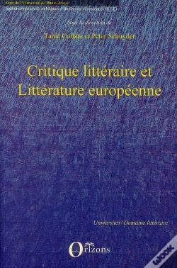 Capa do artigo Critique Littéraire Et Littérature Européenne
