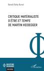 Critique Matérialiste D'Être Et Temps De Martin Heidegger - Preview
