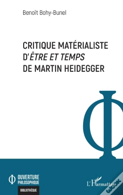 Capa do artigo Critique Matérialiste D'Être Et Temps De Martin Heidegger