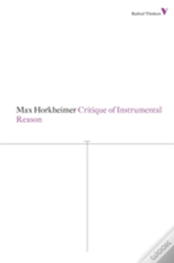 Capa do artigo Critique Of Instrumental Reason