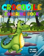 Crocodile Coloring Book For Kids 42 Pages