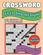 Crossword Easy And Medium Puzzle Book For Adults - Preview