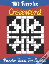 Crossword Puzzles Book For Adults 180 Puzzles