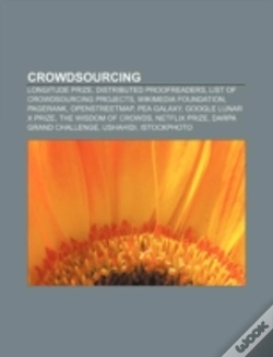 Capa do artigo Crowdsourcing : Longitude Prize, Distributed Proofreaders, Wikimedia Foundation, Pagerank, Openstreetmap, Pea Galaxy