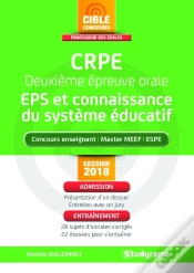 Capa do artigo Crpe ; Deuxième Épreuve Orale ; Eps Et Connaissance Du Système Éducatif ; Concours Enseignant  Master Meef, Espe (Concours 2018)