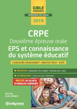 Capa do artigo Crpe ; Deuxième Épreuve Orale ; Eps Et Connaissance Du Système Éducatif ; Concours Enseignant  Master Meef, Espe (Concours 2019)
