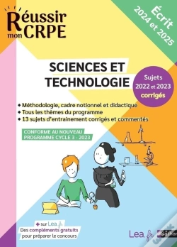 Capa do artigo Crpe Ecrit Sciences Et Technologie Epreuve Ecrite D'Application - 2024-2025