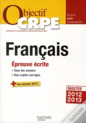 Capa do artigo Crpe ; Épreuve Écrite De Français