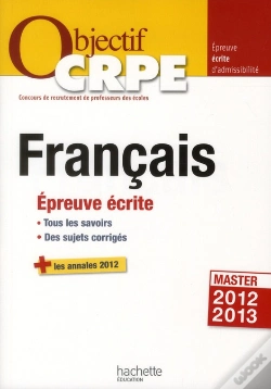 Capa do artigo Crpe ; Épreuve Écrite De Français