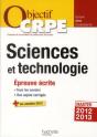 Crpe ; Épreuve Écrite De Sciences Et Technologie - Preview