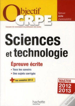 Capa do artigo Crpe ; Épreuve Écrite De Sciences Et Technologie
