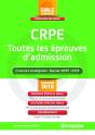 Crpe ; Toutes Les Épreuves D'Admission ; Concours Enseignant, Master Meef, Espe - Preview