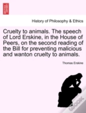 Cruelty To Animals. The Speech Of Lord E