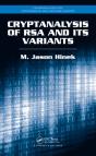 Cryptanalysis Of Rsa And Its Variants - Preview