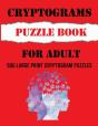 Cryptograms Puzzle Book For Adults - Preview