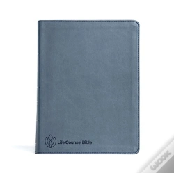 Capa do artigo Csb Life Counsel Bible, Slate Blue Leathertouch, Indexed