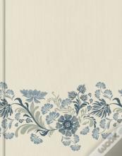 Csb Notetaking Bible, Large Print Edition, Cream Floral Cloth Over Board