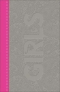 Csb Study Bible For Girls Pewter/Pink, Paisley Design Leathertouch - Preview
