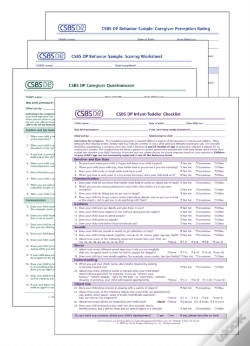 Capa do artigo Csbs Developmental Profile Forms (Normed Edition)