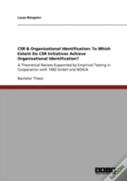 Capa do artigo Csr & Organisational Identification