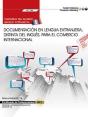 Cuaderno Del Alumno. Documentación En Lengua Extranjera, Distinta Del Inglés, Para El Comercio Inter - Preview