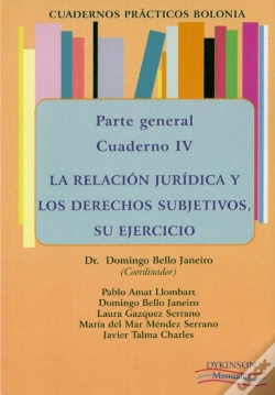 Capa do artigo Cuadernos Prácticos Bolonia. Parte General. Cuaderno Iv. La Relación Jurídica Y Los Derechos Subjeti