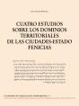 Cuatro Estudios Sobre Dominios Territoriales - Preview