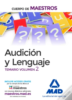 Capa do artigo Cuerpo De Maestros Audicion Y Lenguaje. Temario Volumen 2 