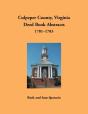 Culpeper County, Virginia Deed Book Abstracts, 1781-1783 - Preview