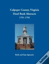 Capa do artigo Culpeper County, Virginia Deed Book Abstracts, 1791-1792