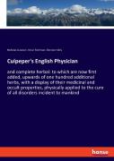 Culpeper'S English Physician
