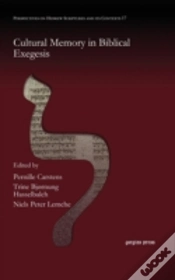 Capa do artigo Cultural Memory In Biblical Exegesis
