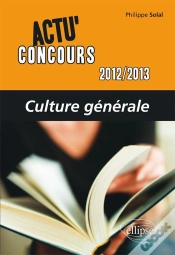 Capa do artigo Culture Generale 2012-2013