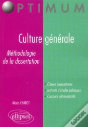 Capa do artigo Culture Generale ; Methodologie De La Dissertation