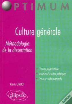 Capa do artigo Culture Generale ; Methodologie De La Dissertation