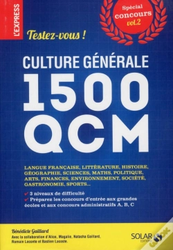 Capa do artigo Culture Generale : Testez-Vous 1500 Qcm (Vol 2)