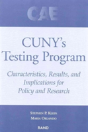 Cuny'S Testing Program - Preview