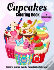 Cupcakes Coloring Book