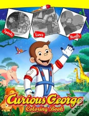 Capa do artigo Curious George Lines Spirals Hearts Coloring Book