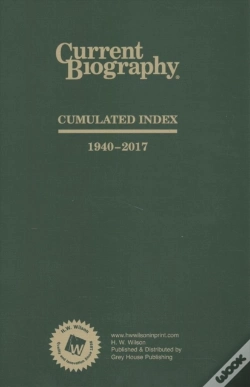 Capa do artigo Current Biography Cumulative Index, 1940-2018