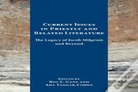 Current Issues In Priestly And Related Literature