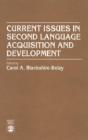 Current Issues In Second Language Acquisition And Development - Preview
